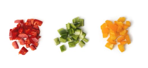 PREP PEPPER DICED