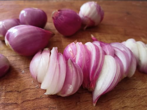 PREP SHALLOT SLICED