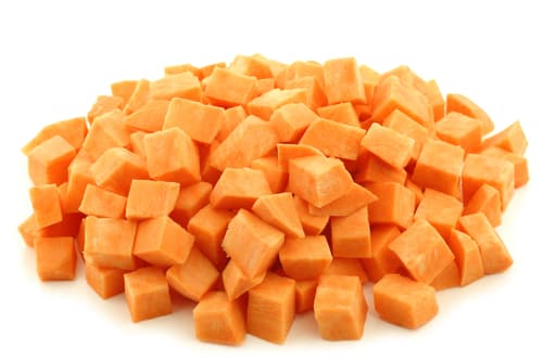 PREP SWEET POTATO DICED SMALL